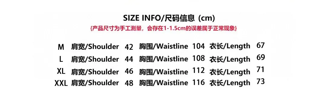 Size table